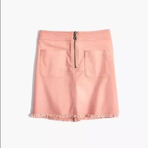 Madewell A-Line zip skirt